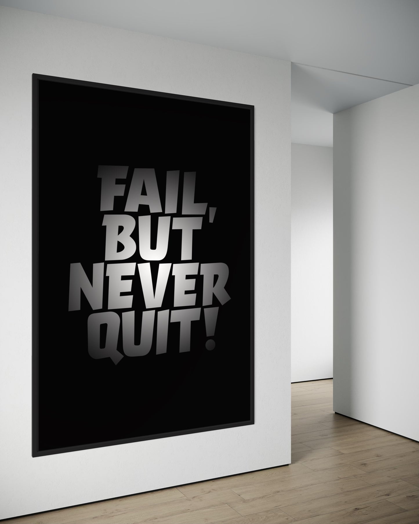 FALL BUT NEVER QUIT
