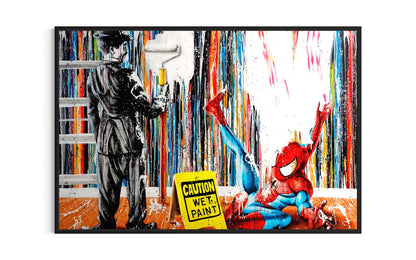 SPIDEY GOT PAINTED