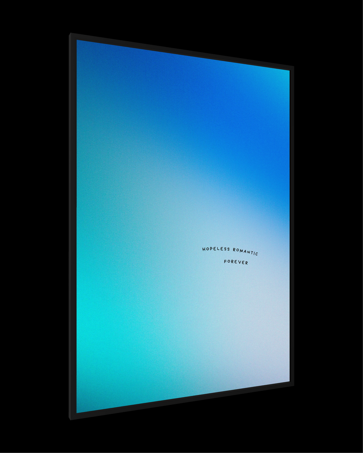 FÜR IMMER EIN HOFFNUNGSLOSER ROMANTIKER