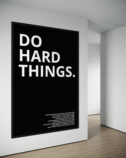 DO HARD THINGS
