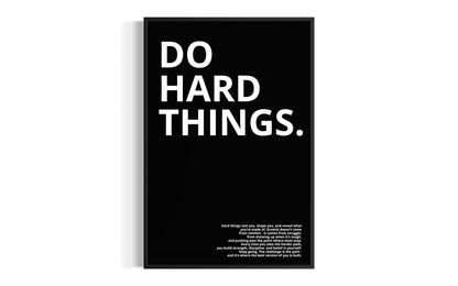 DO HARD THINGS