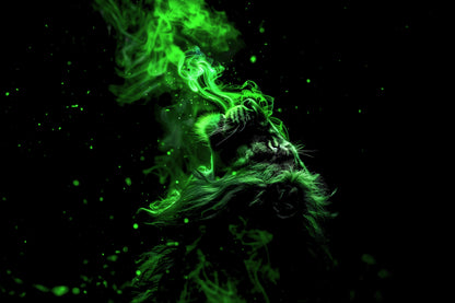 FIRE LION (GREEN)