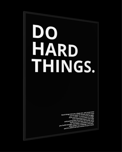 DO HARD THINGS