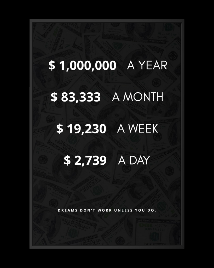 DREAMS DON‘T WORK UNLESS YOU DO