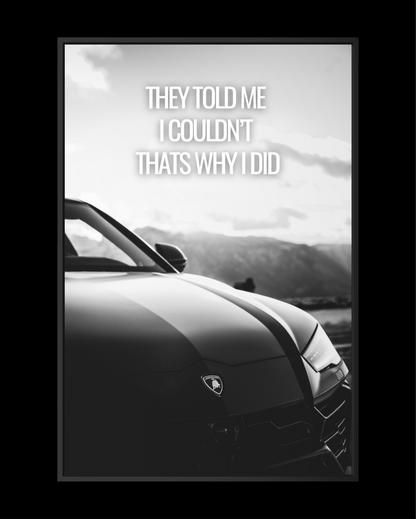 THEY TOLD ME