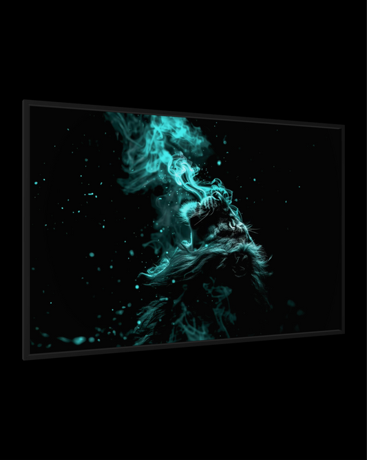 FIRE LION (BLUE)