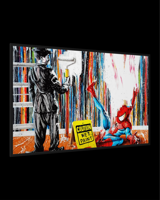 SPIDEY GOT PAINTED